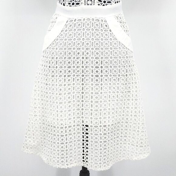 Little Star Korean Dress Womens Size XS White Lace Mesh Coquette Feminine Demure - Picture 3 of 16
